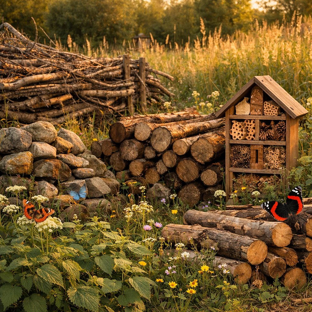 Biotop und Wildnisecke, Biotope and wild corner