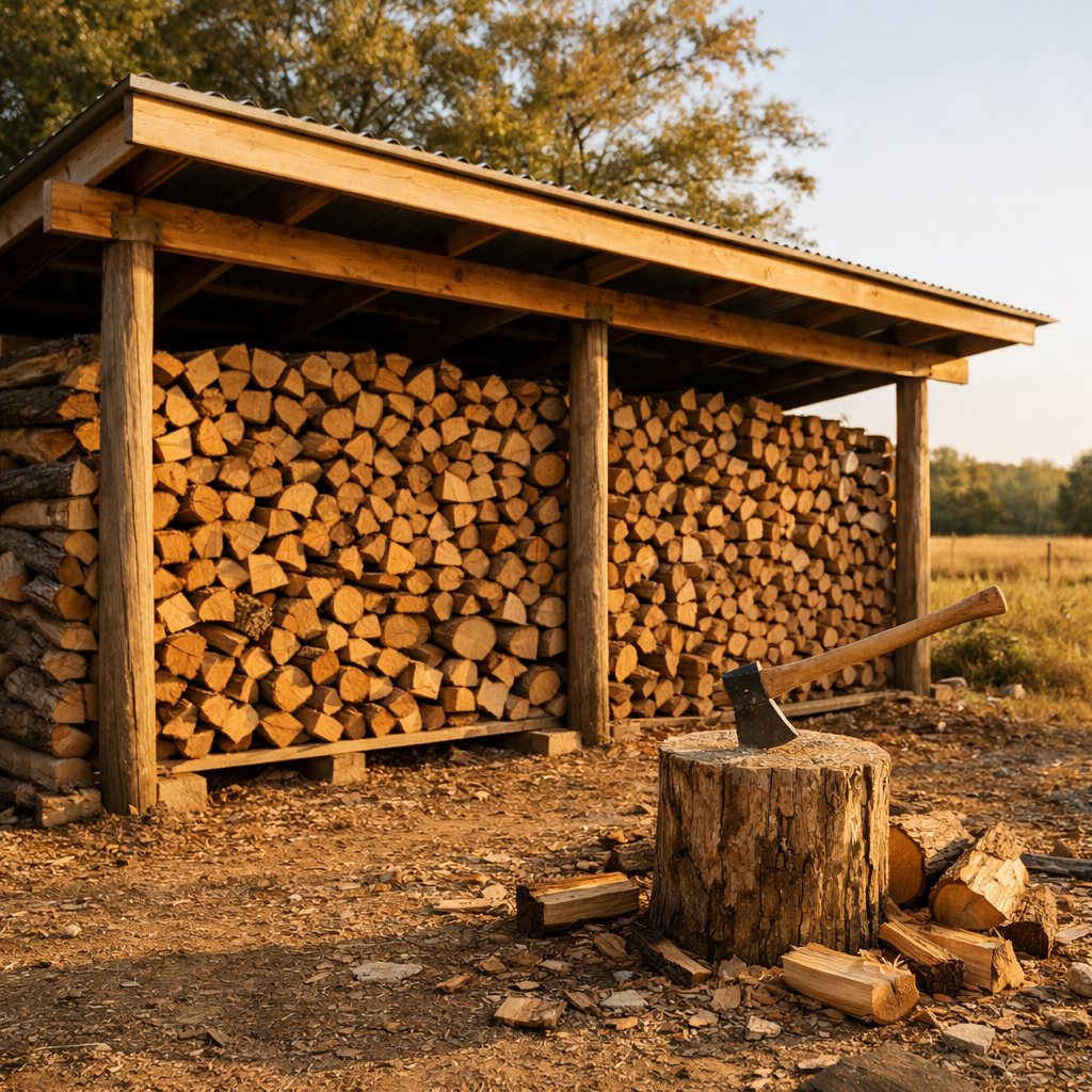 Holzlager, Firewood store