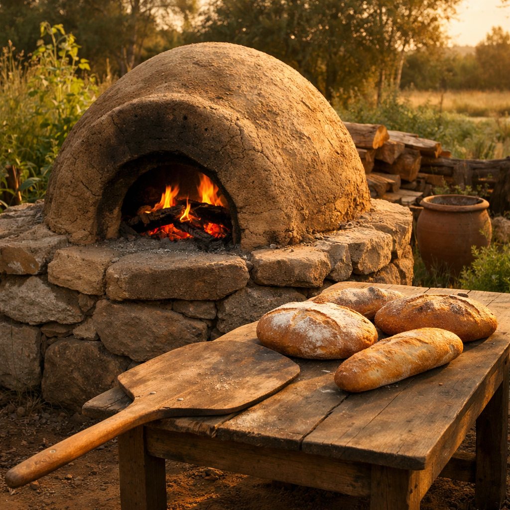 Lehmbackofen, Clay bread oven