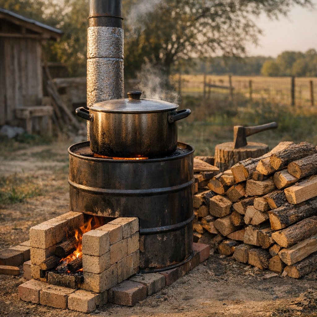 Raketenofen, Rocket stove