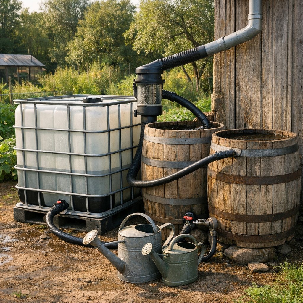Regenwasser sammeln, Collecting rainwater