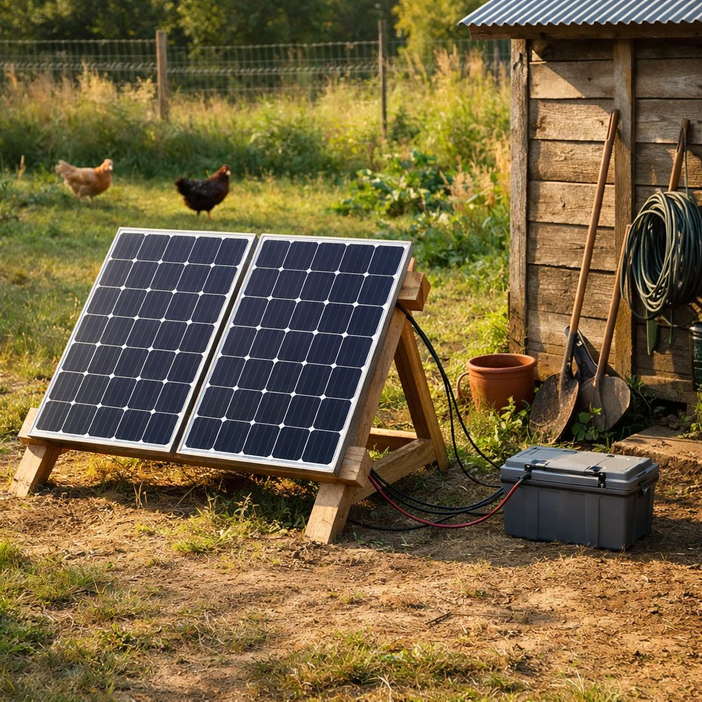 Solarstrom für entlegene Ecken, Solar power for remote corners