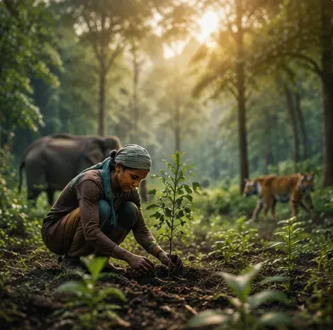 Jadav Payeng pflanzt einen Wald
