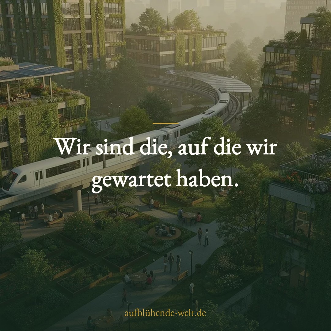 Wir sind die, auf die wir gewartet haben.