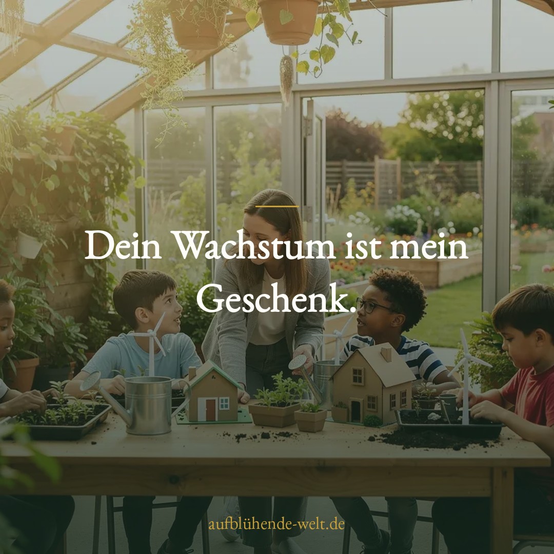 Dein Wachstum ist mein Geschenk.