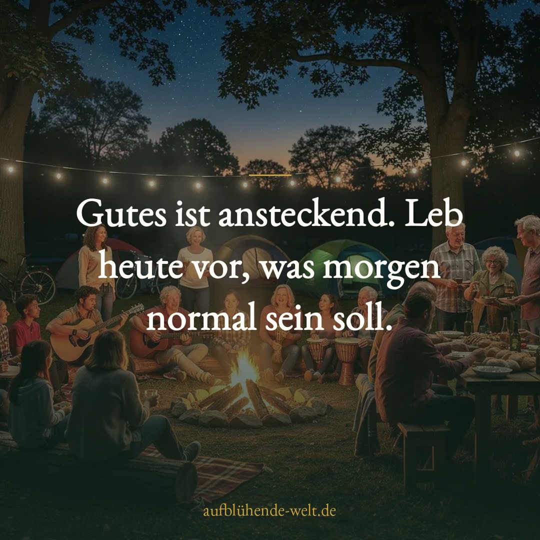 Gutes ist ansteckend